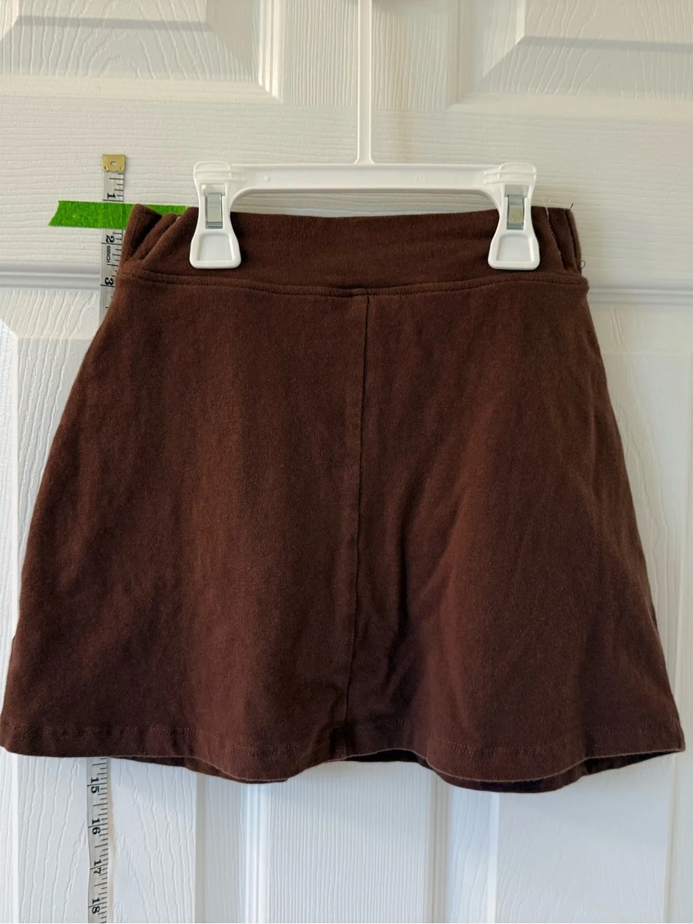 Brownie Girl Scouts Uniform. Tee shirt with skort and socks